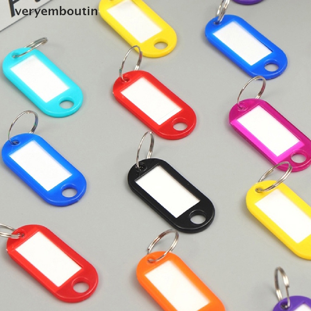 Set 50 Móc Khóa Đánh Dấu Ghi Tên Thông Minh Tiện Dụng