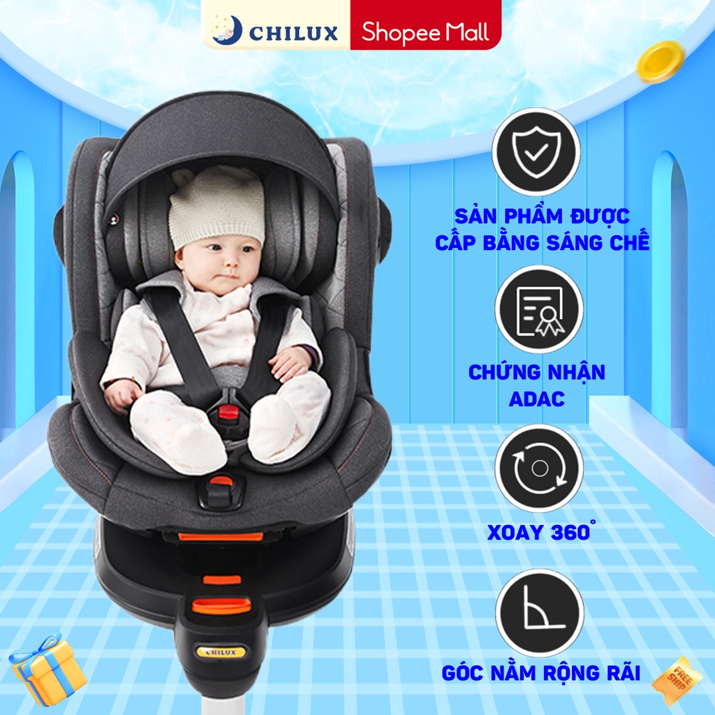 Ghế ngồi ô tô CHILUX SAFE 360 cao cấp cho bé sơ sinh - An toàn, tiện lợi đồng hành cùng bé trên mọi nẻo đường