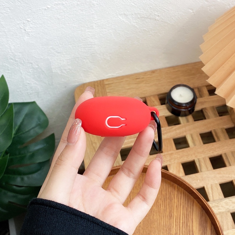 QCY Vỏ Bảo Vệ Hộp Sạc Tai Nghe Bluetooth AilyPods / T20 Bằng Silicon Mềm Chống Rơi Có Vòng Nhẫn Hoạt Hình