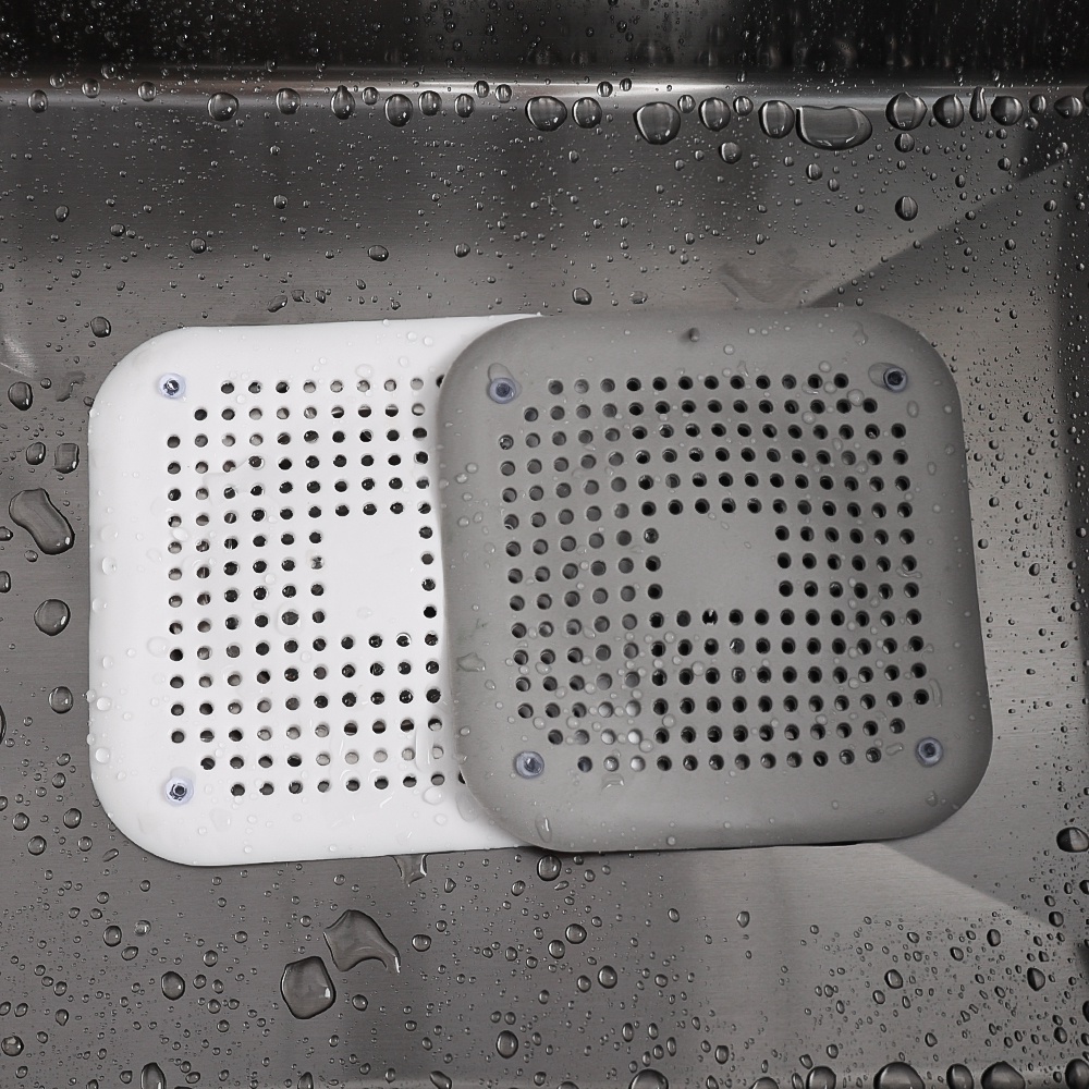 Tấm Lưới Lọc Rác Bồn Rửa Chén Bằng Silicone Chống Mùi Chống Tắc Nghẽn