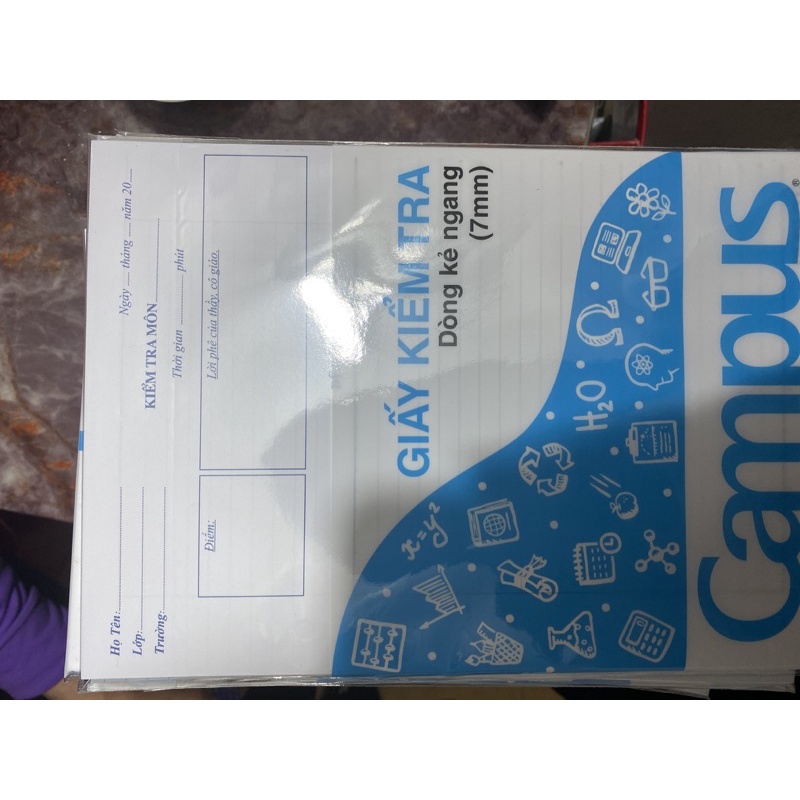 Giấy kiểm tra kẻ ngang – Campus, Hồng Hà, Bitex , smart kids - các mẫu bán chạy