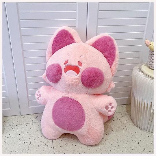 Gấu Mèo DuDu má phính Thú nhồi bông lông dài mềm mịn siêu dễ thương - Thingkdis