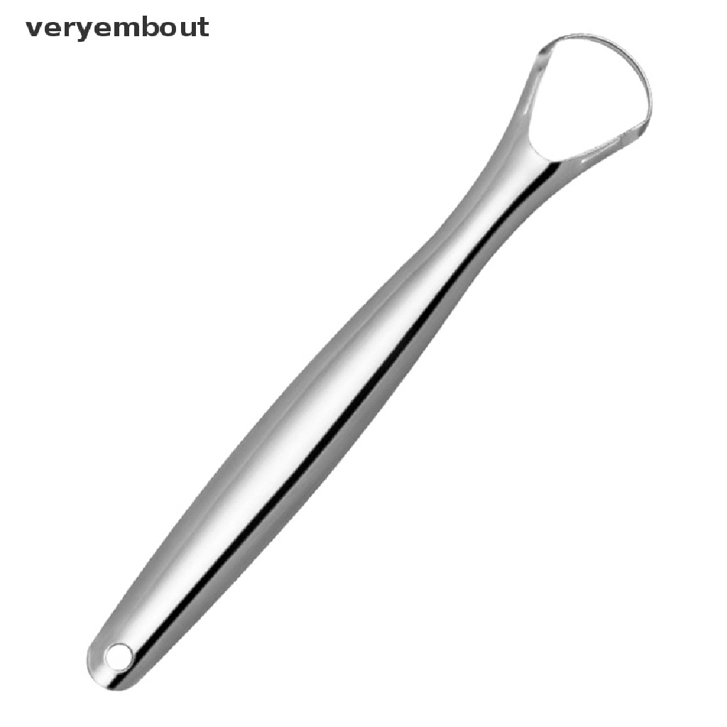 1 Dụng Cụ Nạo Lưỡi Bằng Thép Không Gỉ Tái Sử Dụng Tiện Lợi