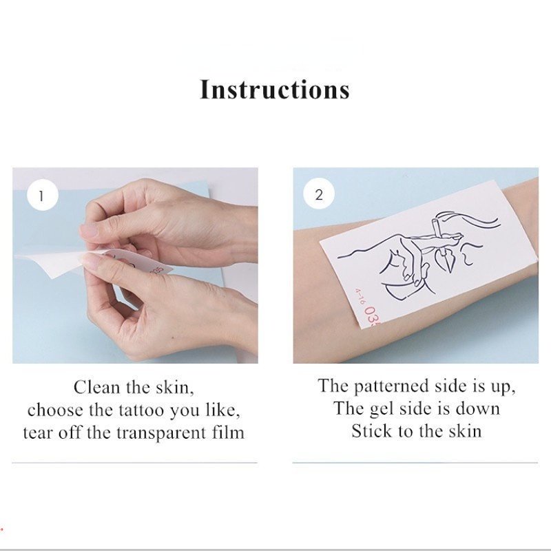 Hình Xăm Dán Tạm Thời Chống Nước Lâu Trôi 15 Ngày