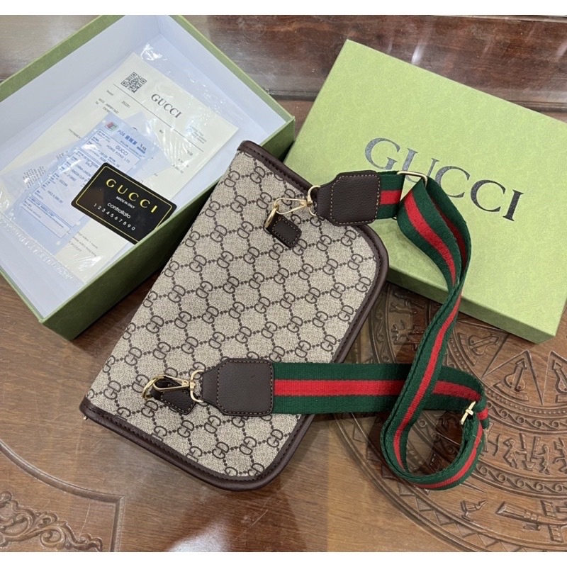 Túi đeo chéo nam nữ Gc Fullbox hộp giấy thẻ , túi đeo vai cao cấp