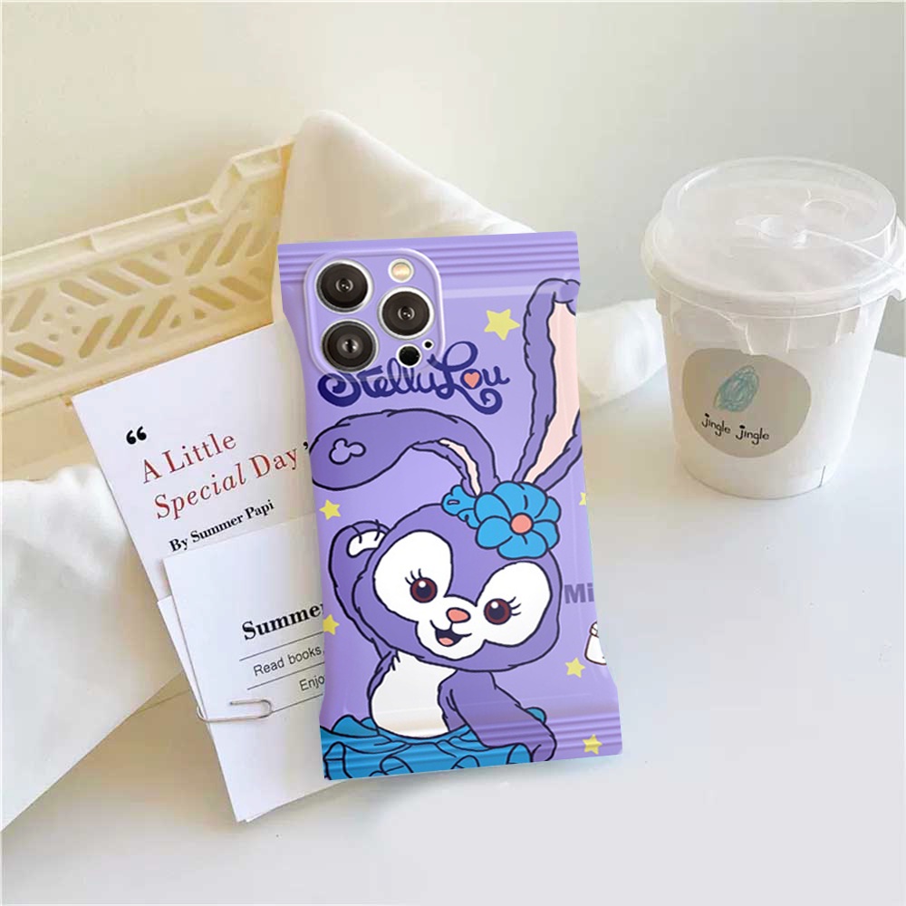 Ốp Điện Thoại TPU Mềm Hình StellaLou Và Dâu Tây Cho iPhone 14 14Pro 11 13 12 Pro MAX iPhone7 8 Plus 6s Plus XR 14Plus XS MAX