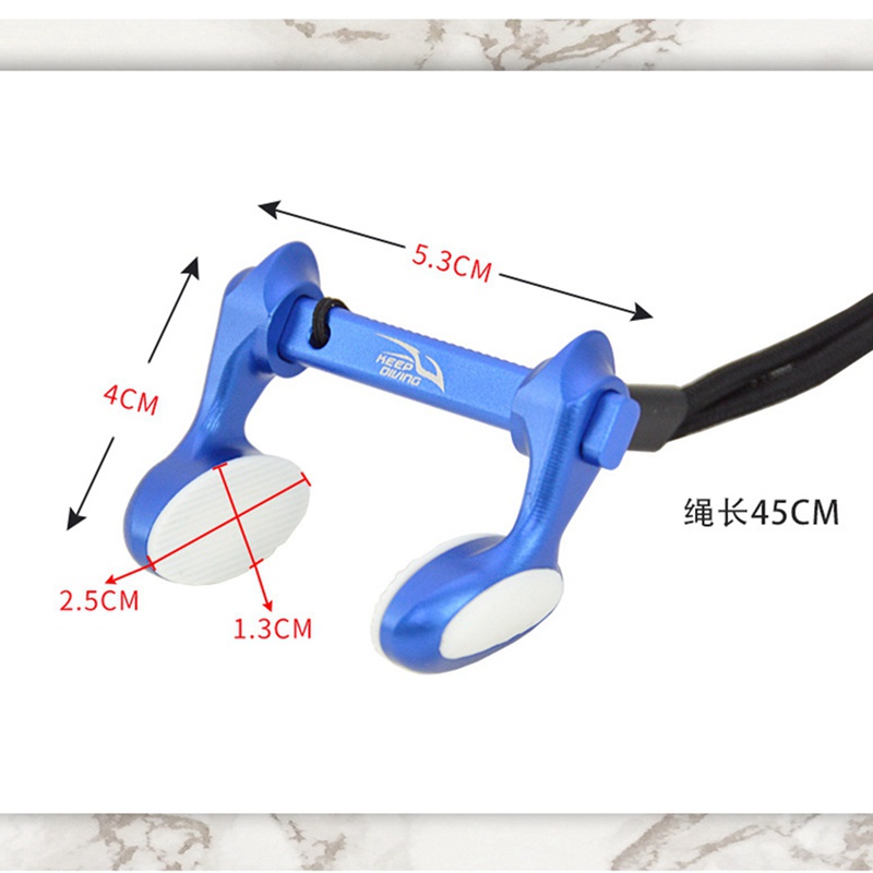 Kẹp Mũi Bơi Lội Bằng Silicone Chống Trượt Màu Hồng