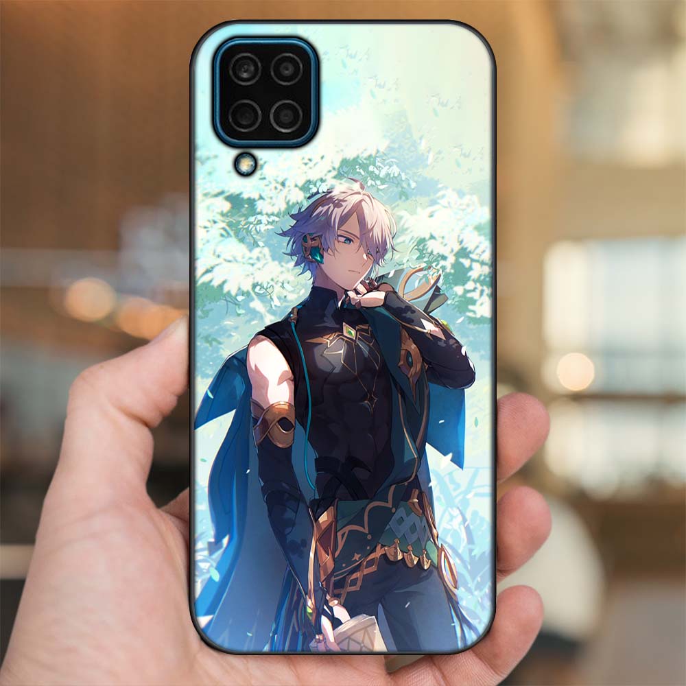 Ốp lưng Samsung M32, M33, M53, M62 viền đen in hình Alhaitham Genshin Impact