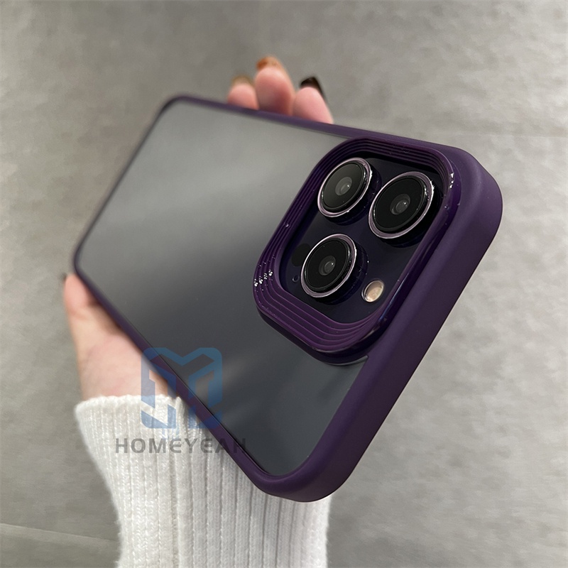 Ốp Điện Thoại Cứng Trong Suốt Có Túi Khí Chống Sốc Cho iPhone 14 13 12 Pro Max