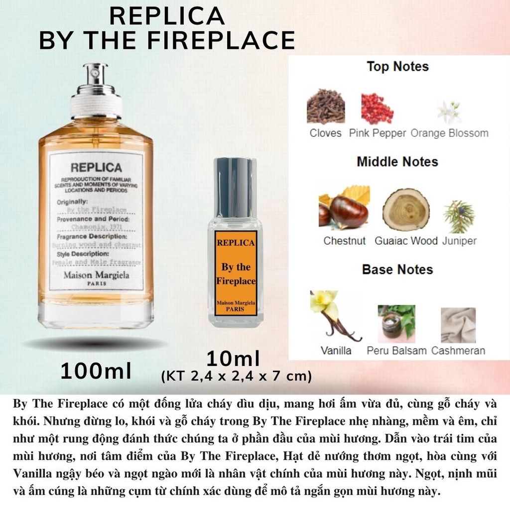 Nước hoa Niche - Maison Martin Margiela Replica By The Fireplace EDT