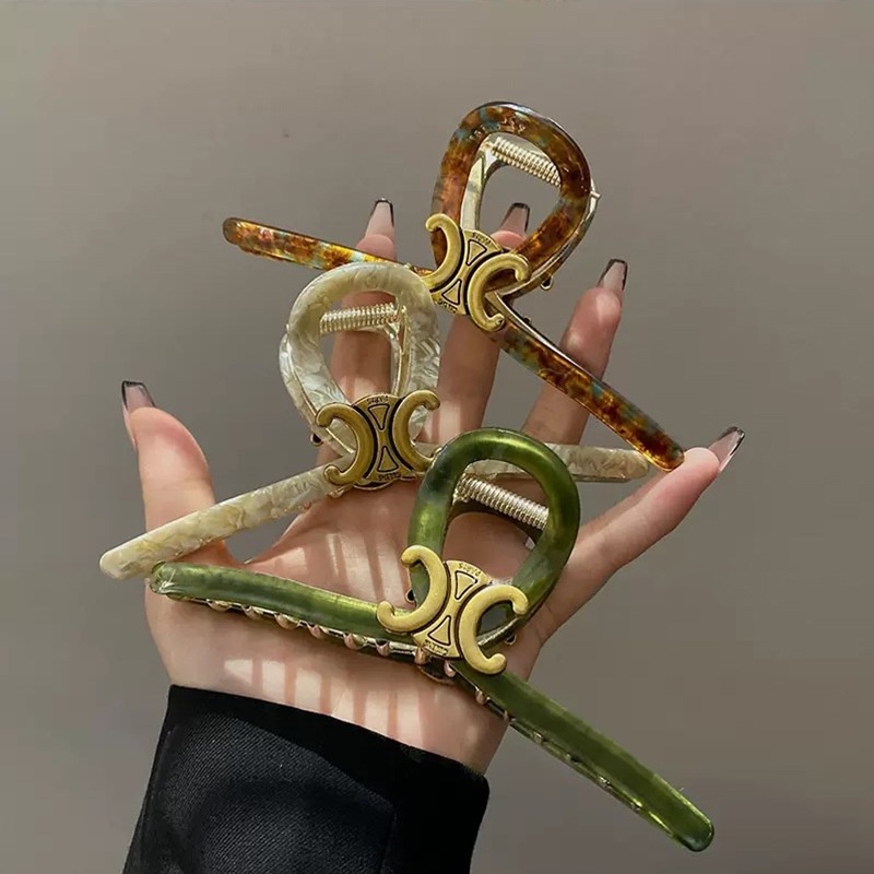 Kẹp Tóc retro Oversize Cao Cấp Thời Trang Hàn Quốc Cho Nữ