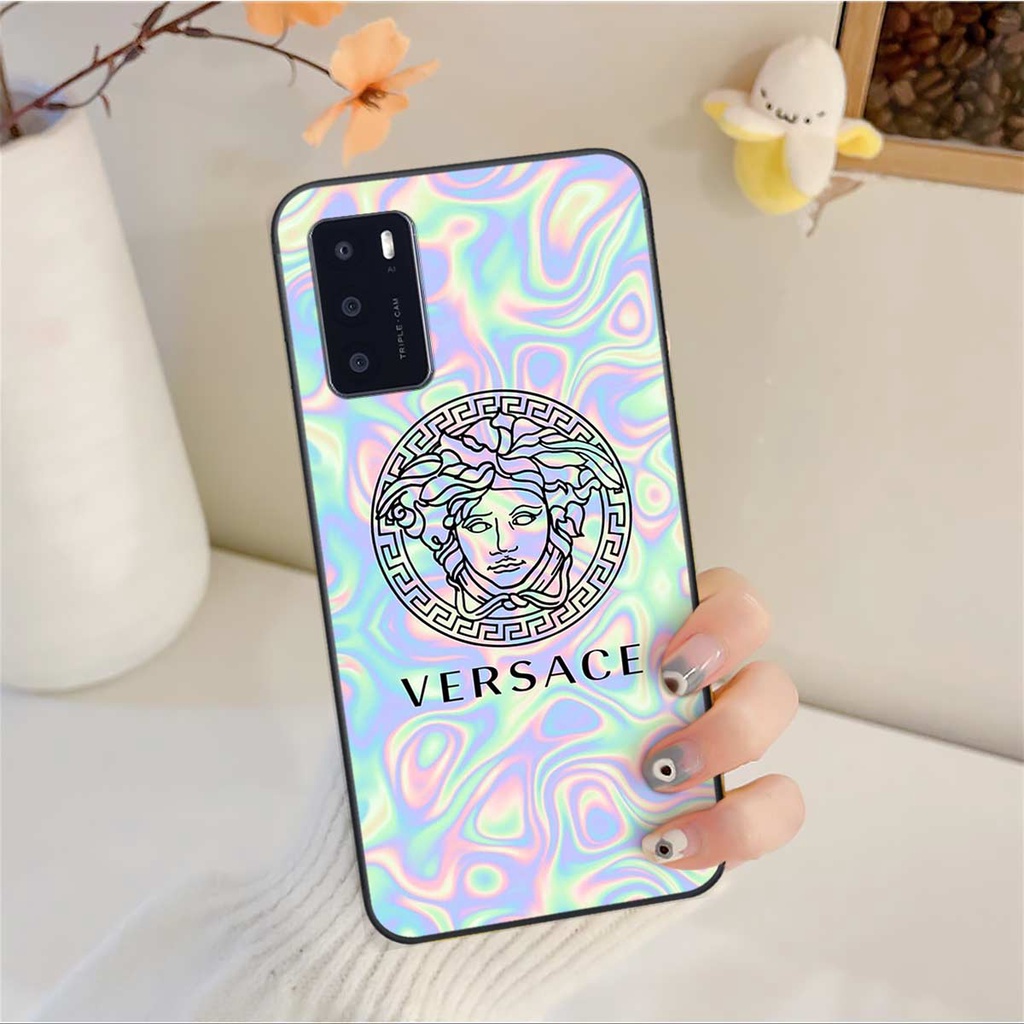 Ốp lưng Oppo A16 hình caro, thời trang hàng hiệu cao cấp, vỏ ốp rẻ đẹp