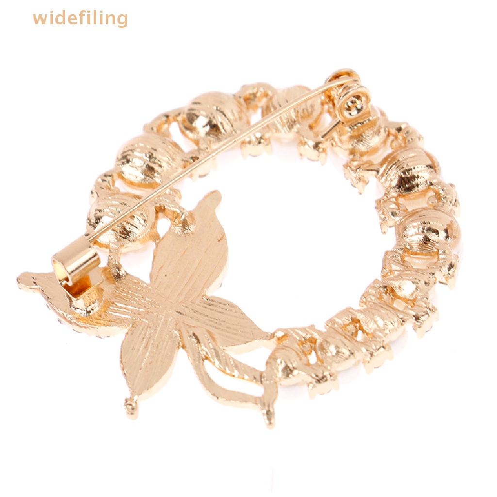 Ghim Cài Áo Hình Bướm Đính Ngọc Trai Nhân Tạo Thời Trang