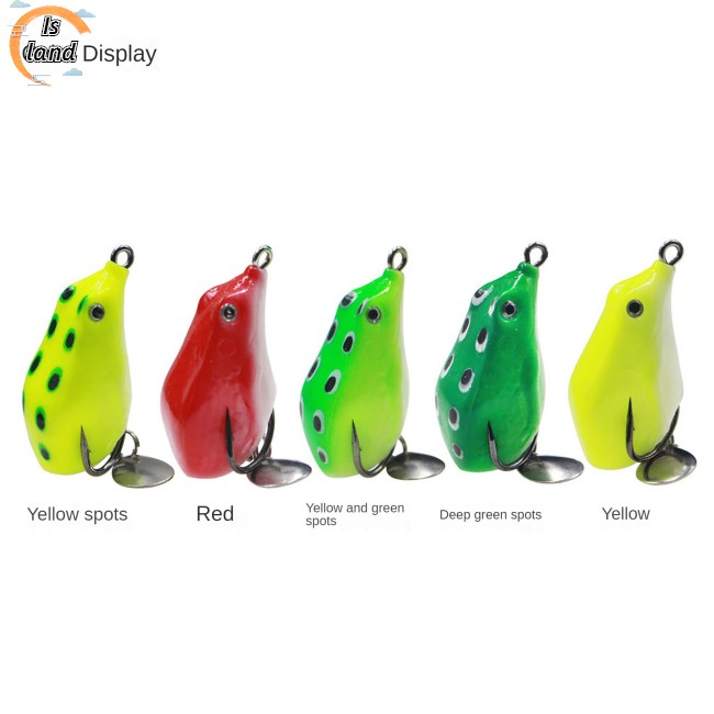 Mồi Câu Cá Giả Bằng Silicone Hình Ếch Mini 4cm 6g Nhiều Màu Sắc