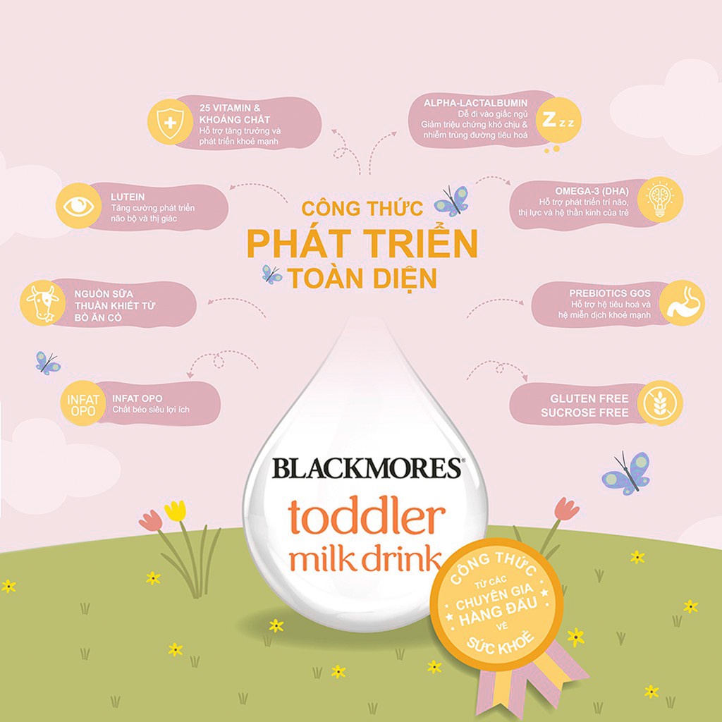 Sữa Blackmores Úc tem Liên Phong đủ số 1,2,3 900g - Childs_Day