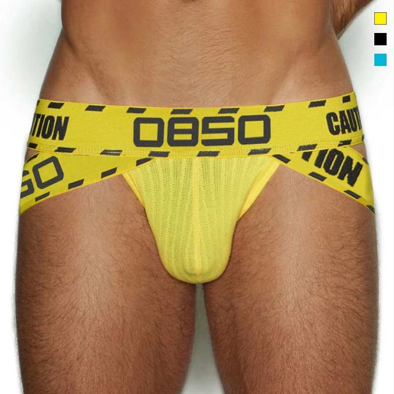 0850 Quần lót nam Sexy Thấp eo Jockstrap Cotton G-String Thongs Thoáng khí Nhanh khô Gay Bikini Quần lót BS3102