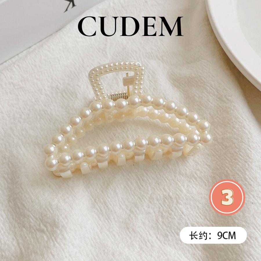 Kẹp tóc nữ đính hạt ngọc phong cách Hàn Quốc thời trang K13