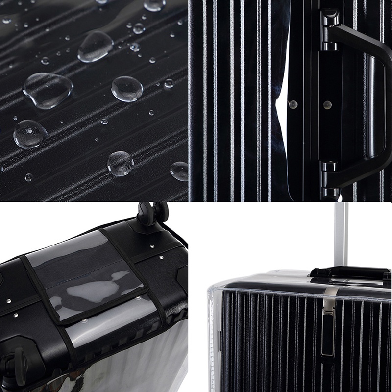 Vỏ Bọc Vali Kéo Bằng Nhựa PVC Trong Suốt Chống Thấm Nước / Bụi Bẩ