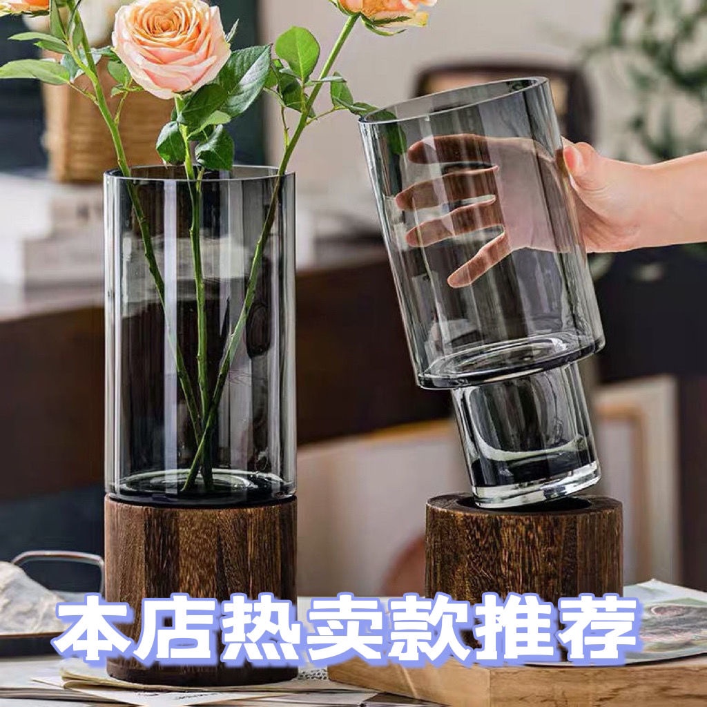 Giá Đỡ Bình Hoa Bằng Gỗ Kiểu Liễu Màu Sắc Đơn Giản Sáng Tạo Trang Trí Phòng Khách / Bàn Ăn