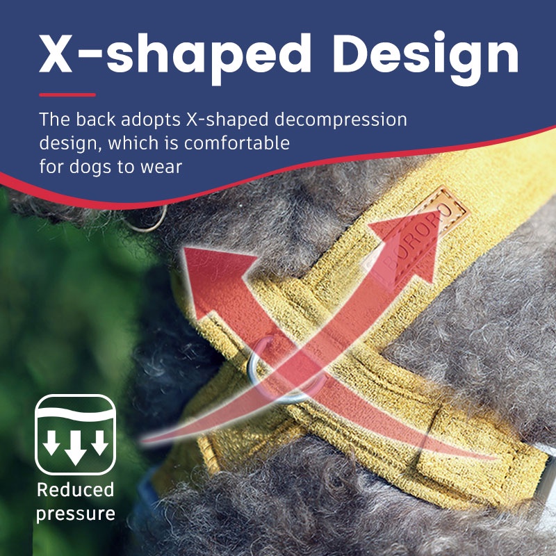 HamshMoc Bộ Dây Dắt Và Dắt Chó Đi Dạo Mềm Mại Thoải Mái Có Tay Cầm Điều Chỉnh Được Dành Cho Chó Trung Bình Nhỏ