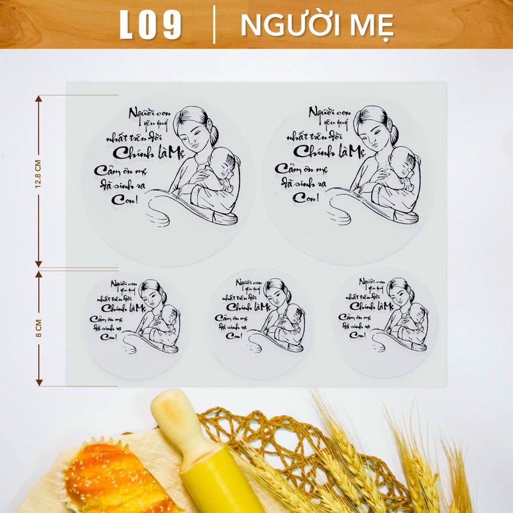 Tổng hợp KHUÔN NGÀY 8/3 - KHUÔN SOCOLA hộp 10 tấm - KHUÔN DÙNG 1 LẦN.