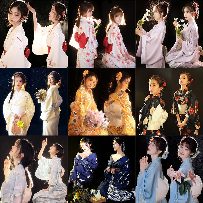 Kimono Cách Tân Nhật Bản Dễ Thương Cho Nữ
