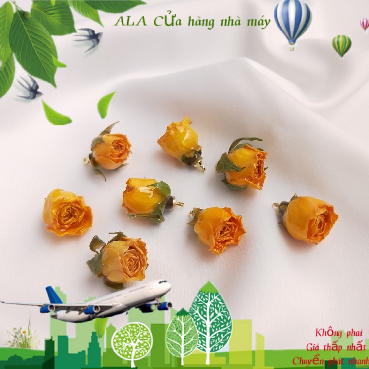 💖Trang sức DIY phụ kiện💖Hoa Tự Nhiên[Mặt dây chuyền/Vòng tay/Vòng cổ/Hoa tai/bông tai/Dây chuyền]
