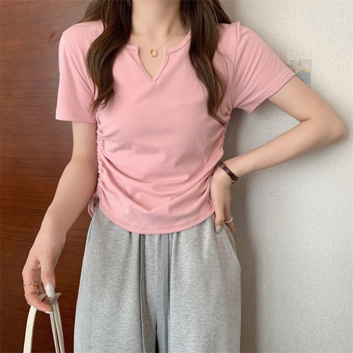 NRVP Áo Thun NgắN Tay DáNg Ôm ThờI Trang Cho Nữ