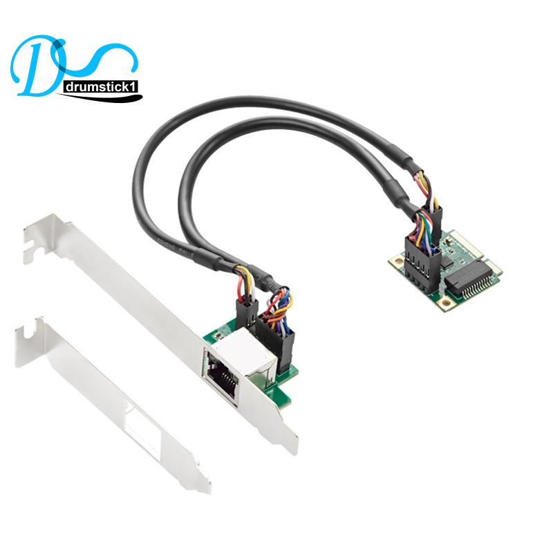 Thẻ Mạng Đơn Có Dây PCIE Gigabit 1000M RJ45 Free RTL8111H