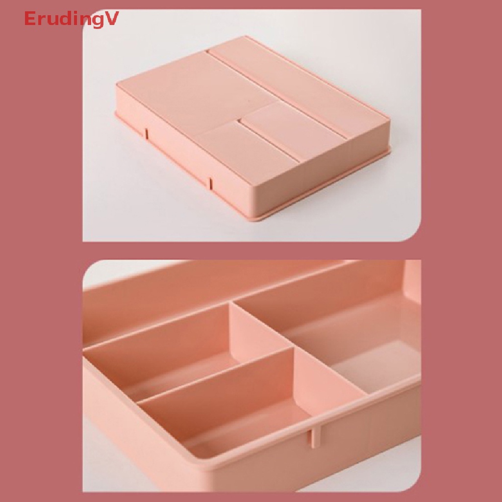 Hộp Đựng Đồ Để Bàn Nhiều Ngăn Xếp Chồng Được Mới [ErudingV]