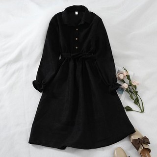 [ORDER] Váy dài tay thắt eo  - Kèm ảnh thật (order)