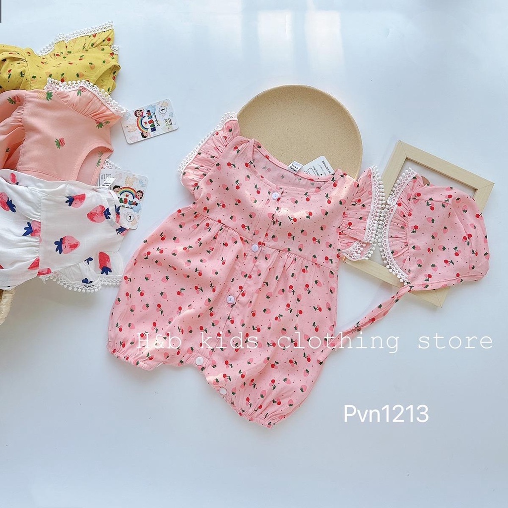 Set body đũi tặng mũ cho bé gái