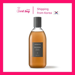 Dầu gội chiết xuất protein diêm mạch dưỡng tóc hư tổn, ngăn rụng tóc Aromatica Quinoa Protein Shampoo 400ml