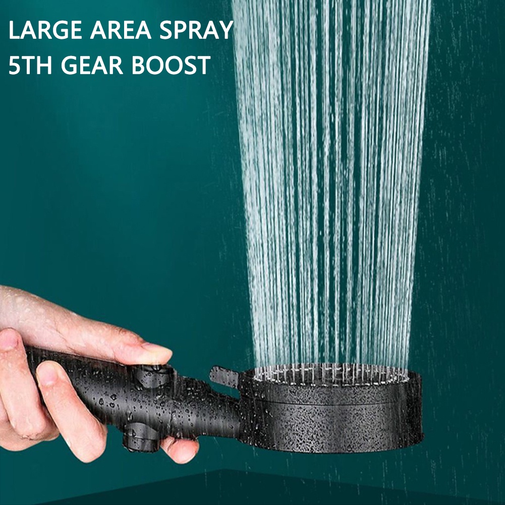 Bộ Đầu Vòi Hoa Sen Áp Suất Cao Hoàn Toàn Mới Vòi Hoa Sen Tăng Áp 5 Tốc Độ Kèm Vòi Bộ Vòi Hoa Sen Phòng Tắm Chặn Nước Một Phím