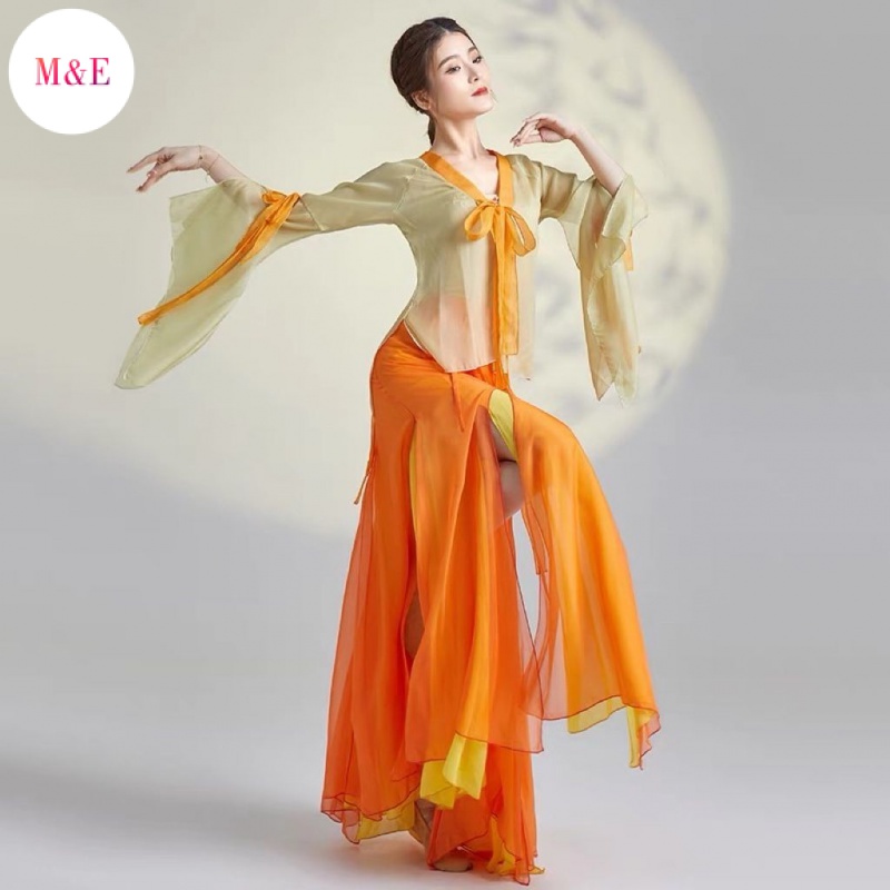 Trang Phục Múa Dân Tộc Cổ Điển Thanh Lịch Cho Nữ