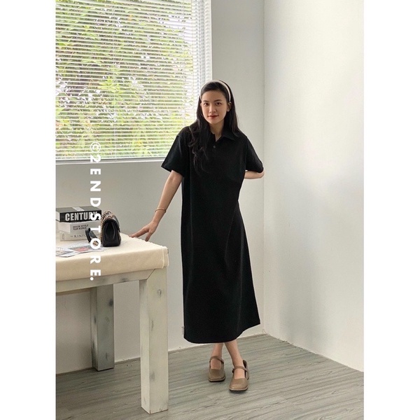 2END Váy cotton dài basic