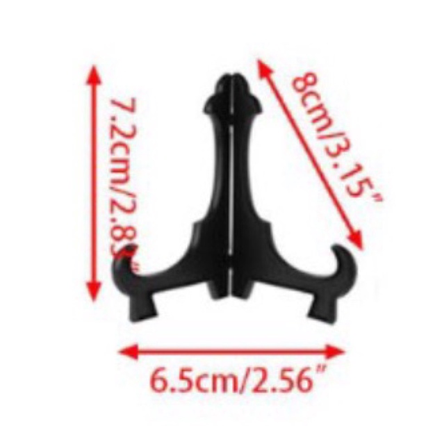 Khay Treo Hình Tam Giác Bằng Nhựa Màu Đen Hỗ Trợ Yueyuexbj02