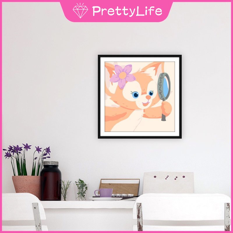 SANRIO Bộ Tranh Đính Đá 5d Họa Tiết Ngôi Sao Sương Mù Độc Đáo Kích Thước 30x30CM Dùng Trang Trí Nhà Cửa