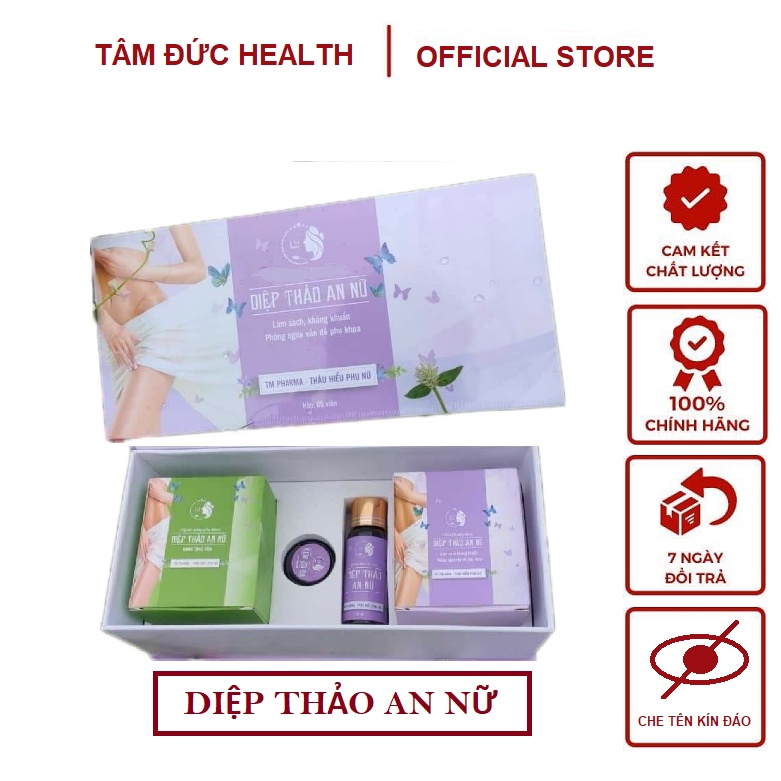 Diệp Thảo An Nữ giúp ngăn ngừa viêm nhiễm nấm ngứa và làm sạch mùi hôi tanh an toàn hiệu quả
