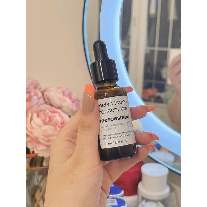 Mesoestetic Melan Tran3x Concentrate 30ml,Serum giảm nám chuyên sâu