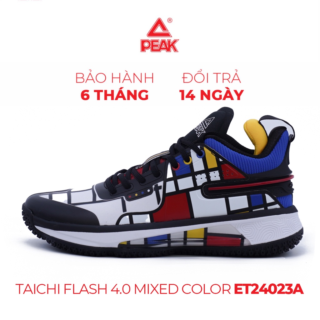 Giày Bóng Rổ Nam PEAK Taichi Flash 4.0 Mixed Color ET24023A