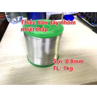 Thiếc hàn dây nhôm nhiệt độ thấp lõi 1mm cuộn 1kg chuyên dụng để hàn dây nhôm với dây đồng