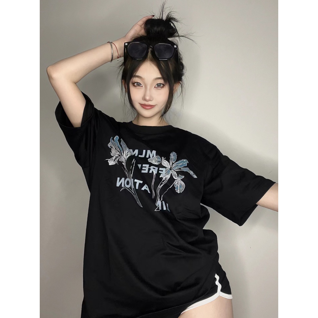 NRVP Áo Thun 100% Cotton Tay NgắN Plus Size 5XL