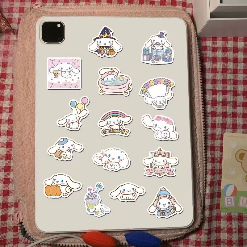 Cinnamoroll Stickers Sanrio Miếng Dễ thương Dán Nhãn dán không thấm nước