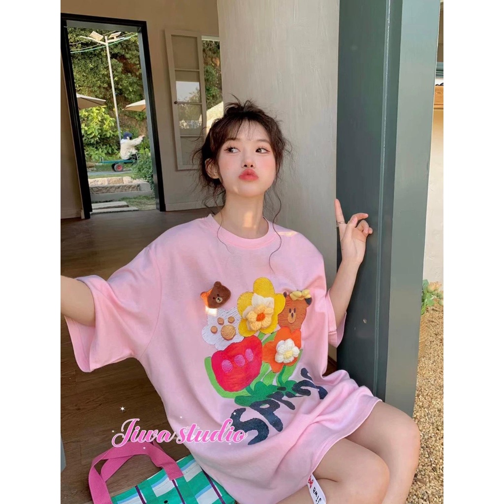 Áo Thun QC In Hình Cute - E104