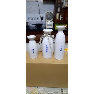 Bình đựng rượu sake - decor trang trí- gốm sứ Nhật
