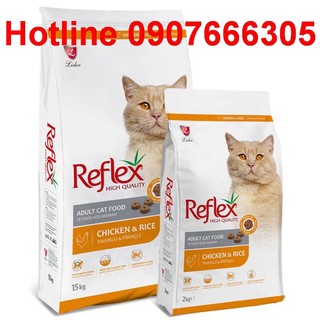 Thức ăn hạt khô cho mèo con, mèo lớn Reflex Kitten, Adult 15Kg