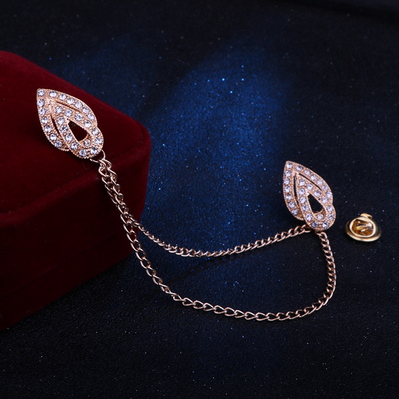 Ghim Cài Áo Hình Đôi Cánh Tua Rua Đính Đá Cao Cấp Thời Trang Cho Nam Và Nữ