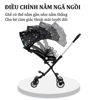 Xe đẩy đảo chiều gấp gọn M8 M9