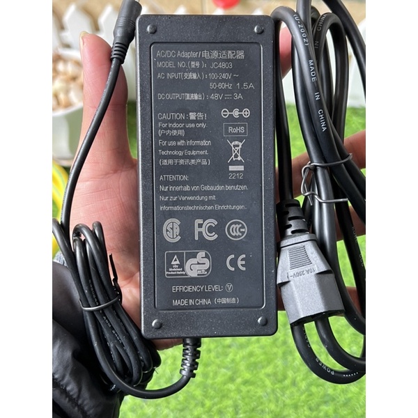 DC 48v 3a JC4803 adapter nguồn đầu ghi camera poe